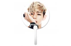 China Custom Lenticular Animation KPOP Flip 3d Hand Fan supplier