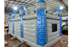 China Factory Inflatable Playground Inflatable Snow White Castle With Double Slides supplier