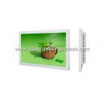White Frame Android Advertising Screen 27 Inch Digital Signage High Resolution for sale