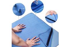 China Multi Function Anti Slip Custom Logo Microfiber Yoga Mat Towel Eco Friendly supplier