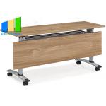 Meeting Room Folding Stackable Conference Tables Executive Computer Office Desks With Drawer for sale