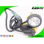 348lum Rechargeable Corded Miners Cap Light 10.4Ah With Low Power Warning for sale