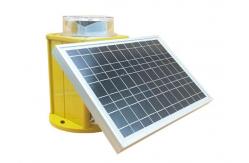 China VRLA Solar Aircraft Warning Lights UV Polycarbonate 20FPM Medium Intensity supplier