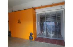 China Customized Barite Concrete Shielding Radiation Protection Door With Rollers supplier