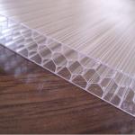 8mm To 12mm Honeycomb Polycarbonate Hollow Sheet For Superior Thermal Insulation And UV Protection for sale