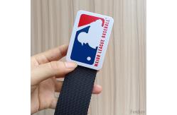 China Plastic Mens Cool Custom Belt Buckles Creative Photo Print For Give Away Present supplier