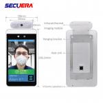 Audio Alert Walk Through Temperature Scanner Face Recognition With Led Lacation Lamp for sale