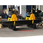 160T Welding Conventional Pipe Rollers Rotator With PU With Bolt Adjustment