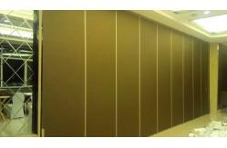 China Sound Proof Panels Office Folding Partition Walls Removable Hanging System Melamine Surface supplier