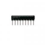 9 Pins 10 Pins Network Resistor , High Precision Sip Resistor Pack for sale