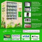 Fruit Salad Elevator Vending Machine With Conveyor Belt For Fragile Products for sale