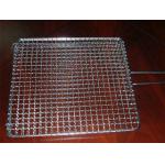 Square Crimped Wire Mesh 240mm Gin Barbecue Grill Wire Mesh for sale