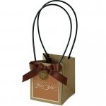 Custom Logo Print Wholesale Grocery White Brown Kraft Paper Gift Bag Cute Craft Paper Bag With Handle for sale