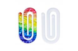 China Blank Printable Sublimation Acrylic Paper Clip For Photos Printing supplier