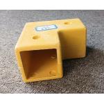 FRP Connectors Handrail Fittings Fiberglass Tube Pipe 50mm SMC Two Way Corner FRP Tube Accessaries for sale