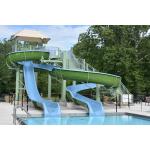 1 Person Fiberglass Water Slides 5 meters Height for sale