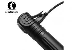 China Micro USB Charging LED Headlamp Flashlight With Anti - Slip Headband supplier