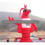 inflatable red loster loster animal for restaurant advertising for sale