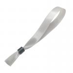 RFID Woven Cloth Wristbands Printing Fabric Bracelets With Plastic Clasp