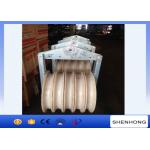 Large Diameter Rope Pulley Conductor Stringing Blocks With Nylon Wheel