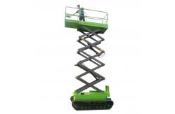 China 200kg 4m-6m Crawler Scissor Lift Hydraulic Self Propelled Lifting Platform supplier
