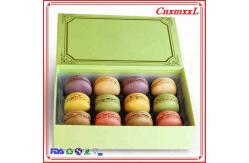 China 6 , 12 Cells Customized Macaron Trinket Cardboard Box supplier