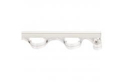 China 1m-6m S Fold Curtain Track Ripplefold Track System Remote Control supplier