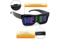 China Bluetooth Appled LED Glasses Party Programmable Message Animation DIY supplier