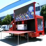 Outdoor Waterproof LED Advertising Truck Display P6 High Brightness Epistar Chip for sale