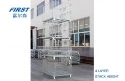 China Transportation 5/1 Stackability RAL Galvanized Wire Mesh Box Pallet supplier