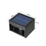 Powered IP65 Waterproof Solar Wall Light Lamp Pathway Decking Street For Landscape