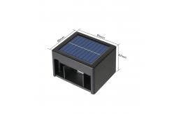 China Powered IP65 Waterproof Solar Wall Light Lamp Pathway Decking Street For Landscape supplier
