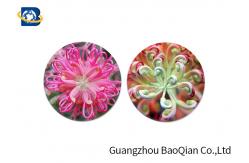 China Home Decoration 3D Lenticular Coasters Cup Placemat Beautiful Flower Pattern supplier