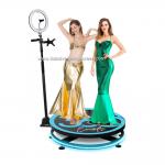 Live Show 360 Degree Rotation Selfie Photo Booth Stand For Wedding Party for sale