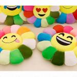 Sun Flower Shape Soft Seat Cushion Various Color Super Soft Fabric 40 - 60CM for sale