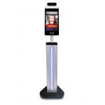 7 Inch Screen floor standing Face Recognition Terminal Infrared Thermometer Scanner for sale