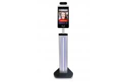 China 7 Inch Screen floor standing Face Recognition Terminal Infrared Thermometer Scanner supplier