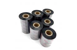 China Black Enhanced Thermal Wax Resin Ribbon Compatible With Zebra Printers supplier
