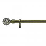 Iron 6 Meters Curtain Rod With 25 MM Finial For Interior Curtain Decoration for sale