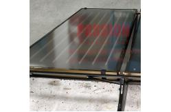 China Blue Titanium Flat Plate Solar Collector 2000L High Pressure Solar Water Heater supplier