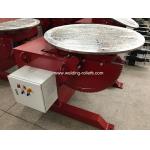 2000kg Automatic Pipe Welding Positioner Turntable With Hand Control Box And Foot Pedal for sale