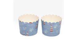 China Food Grade Cupcake Paper Cups , Compostable Baking Cake Paper Case With Logo supplier