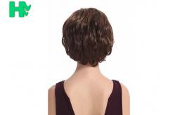 China High Temperature Fiber Short Synthetic Wigs 8'' Density 100% 120% supplier