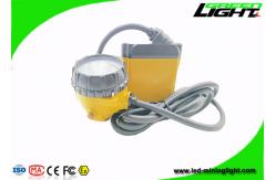China 10.4Ah 390lum Waterproof Miners Cap Light 1.8W With Cradle Charger supplier