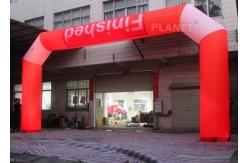 China Custom Advertising LED Inflatable Start Finish Arch For Event supplier