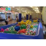Inflatable Ball Game Blue Inflatable Water Pool For Advertising / Blow Up Swimming Pool for sale