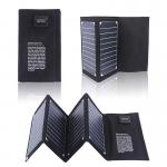 Sunpower Cell 20w Folding Solar Panel Easy Carry Lightweight Camping Solar Panels for sale