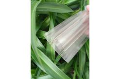 China Customizable Polycarbonate Plastic Profiles Upper And Lower Connecter For Construction supplier