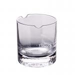 260ml Old Fashioned Whiskey Glass , Indented Cigar Rest Whiskey Shot Glasses for sale