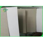 Waster Paper Pulp Recycled Coated Chromo Duplex Cardboard White / Grey